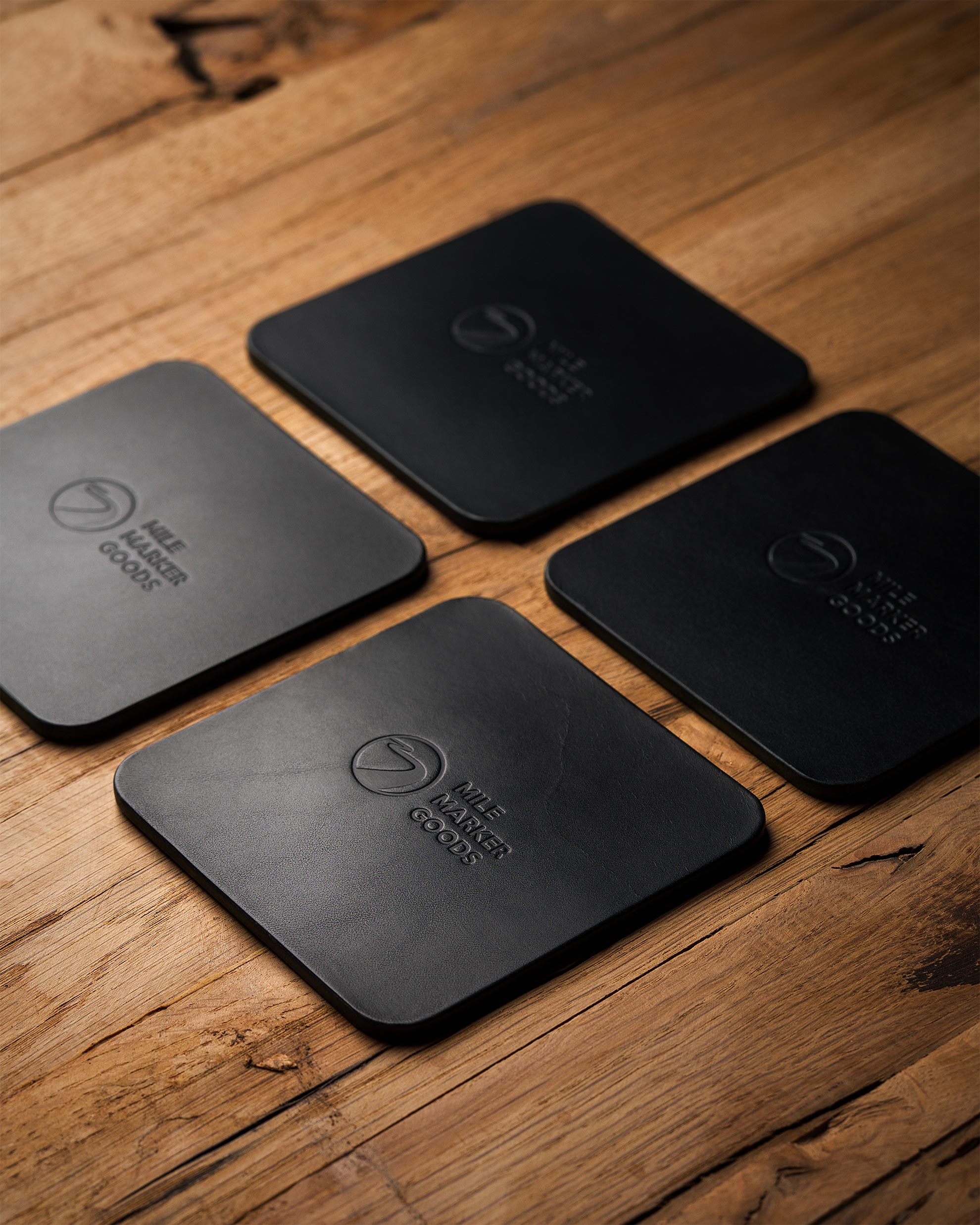 Coaster Black Set Flat Lay