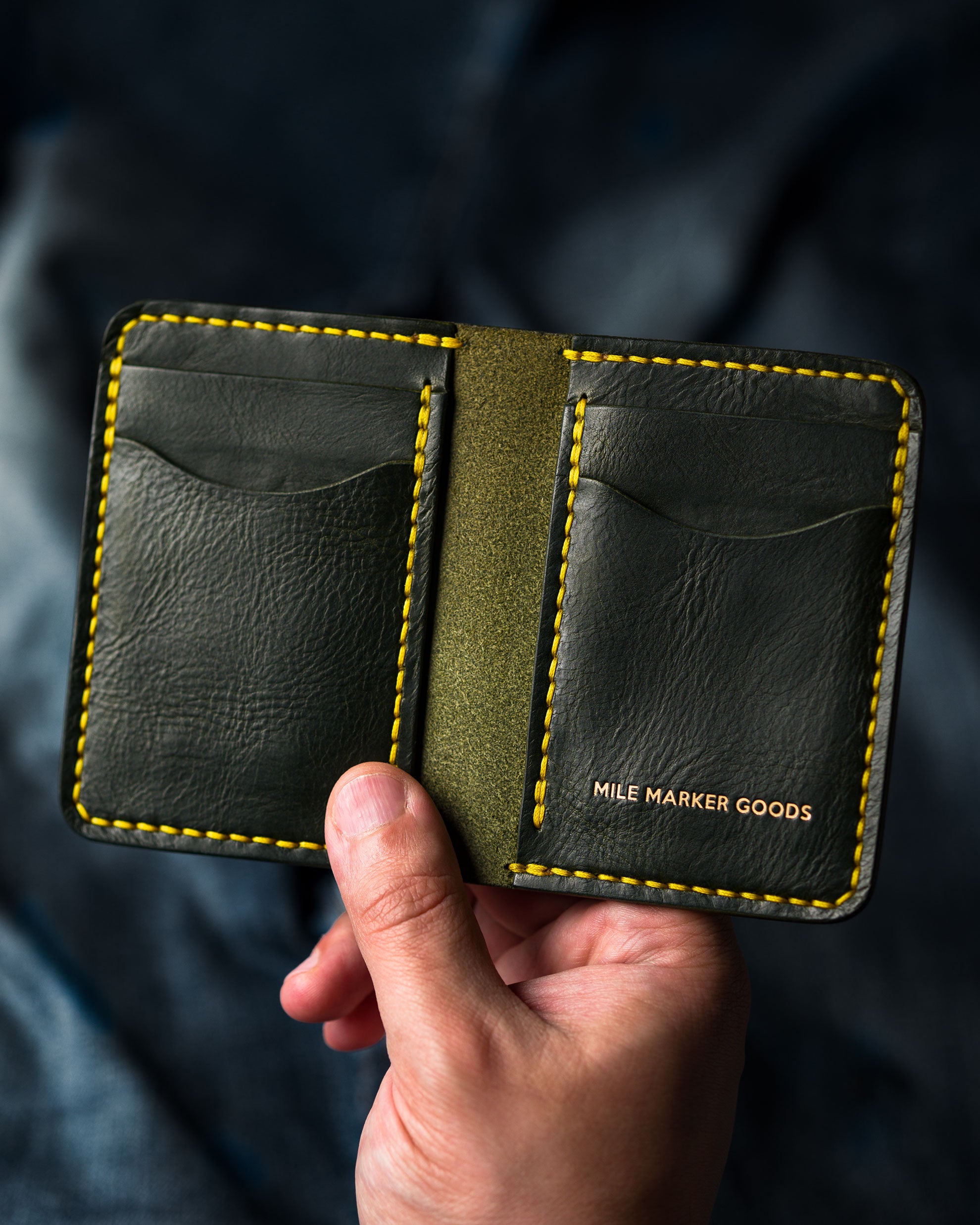 Switchlane Waxy Olive Interior Jeans